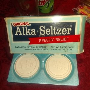 Vintage Avon Alka Seltzer Soap pre-owned never use